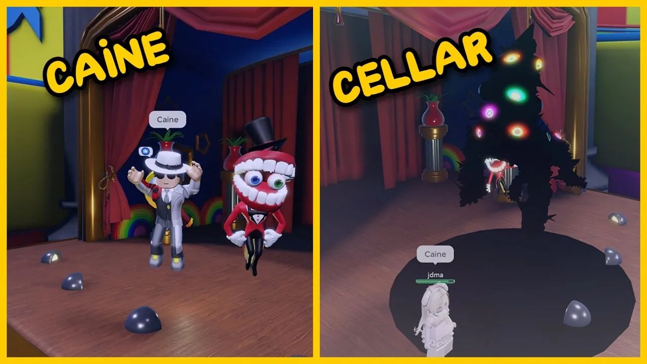 Gameplay frame from the Caine event guide video